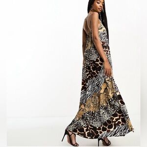 Pretty Young Thing Animal Print Maxi Dress